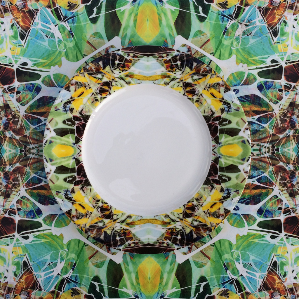 Kaleidoscope Desert Plate Spring Fine Bone China